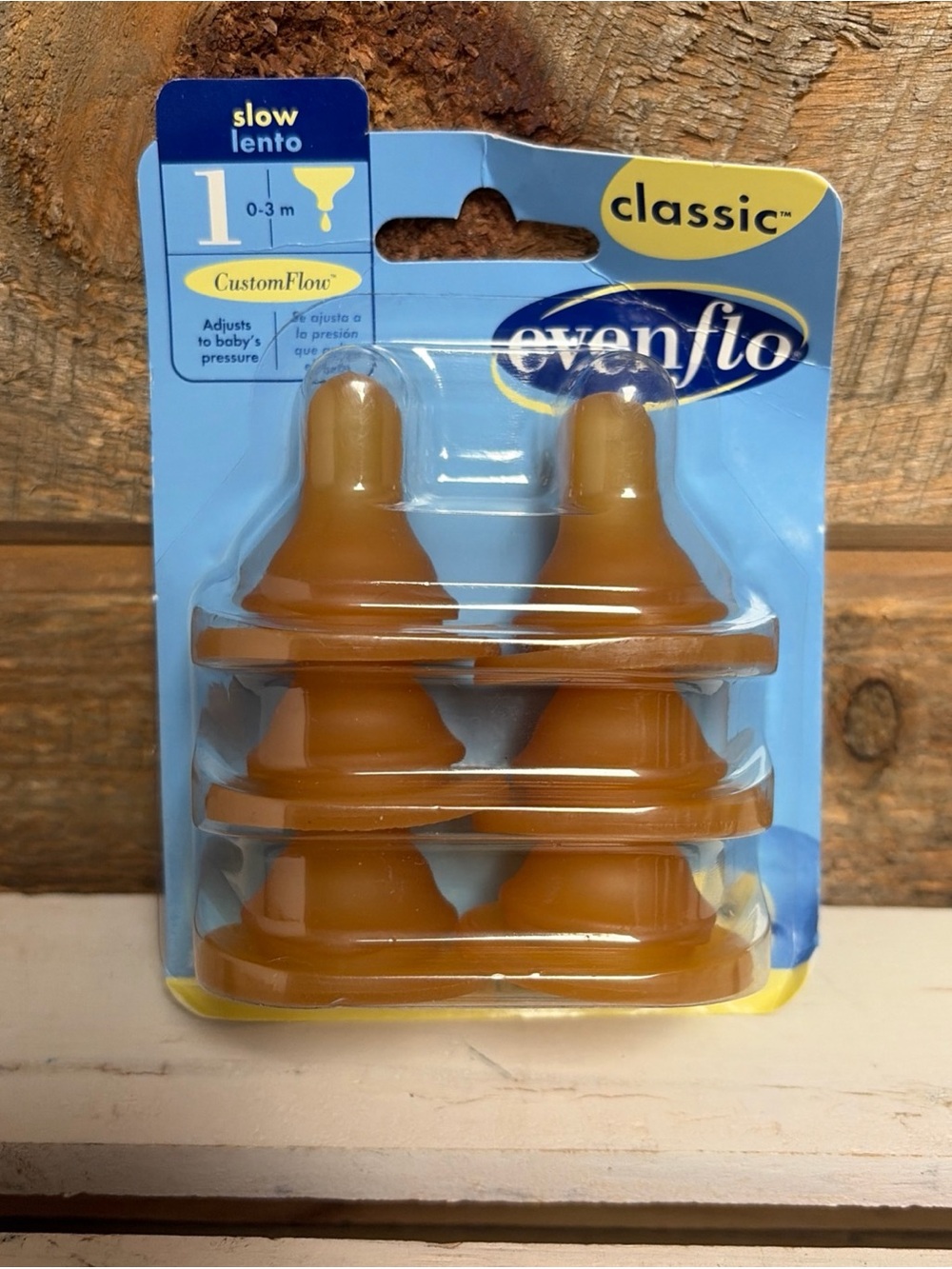 Vtg Evenflo 6 Pack Nipple Nursing Baby Infant Bottle Nipples Formula 2003 Size 1